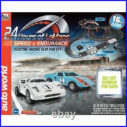 24 Hours of Le Mans Slot Car Set 1966 Ford GT40 Vs. Chaparral 2F