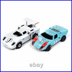 24 Hours of Le Mans Slot Car Set 1966 Ford GT40 Vs. Chaparral 2F