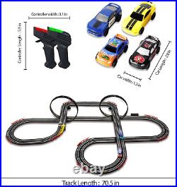 28Ft Electric Slot Car Track Set for Kids Racing Fun for Boys