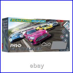 371014 Scalextric Digital Pro Platinum Gt 132 Scale Model Slot Car & Track Set