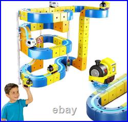 3D Infinity Track Electric Train Set Flexible Race Track for Kids 4 6 7 8, with
