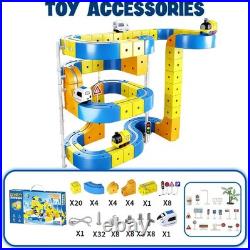 3D Infinity Track Electric Train Set Flexible Race Track for Kids 4 6 7 8, with