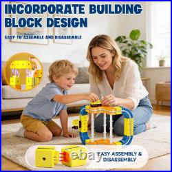 3D Infinity Track Electric Train Set Flexible Race Track for Kids 4 6 7 8, with