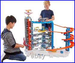 3ft Tall Toy Car Track Set & 140-Car Storage Super Ultimate Garage Adventure 3ft Tall Toy Car Track Set & 140-Car Storage Super Ultimate Garage Adventure