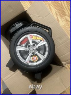 4 Hotwheels track sets+ 50 Cars+ 4-30 Car Storage Tire Cases