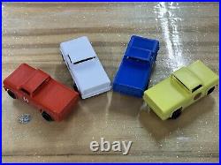 4 Pcs Iroc Set Classic Pickup On Dash HO Tjet Slot Car Chassis Tyco/AFX Track