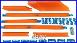 40 Ft Track Builder And Race Car Pack Hot Wheels Builder Connector Sets Boys Toy