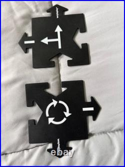 (40 Pieces!) WAY TO PLAY Flexible Road Waterproof CAR TRACK