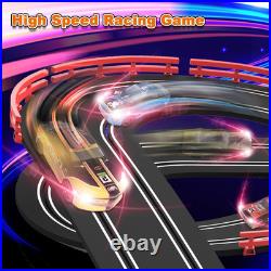 40Ft Slot Racing Car Track for Kids 143 Electric Powered Big Race Track Set