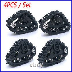 4PC/Set for 1/10 TRAXXAS TRX-4 Car Tracks Wheel Snow Tire Sandmobile Conversion