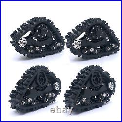 4PC/Set for 1/10 TRAXXAS TRX-4 Car Tracks Wheel Snow Tire Sandmobile Conversion