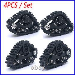 4PCS/Set Tracks Wheel Snow Tire Sandmobile Conversion for 1/10 TRAXXAS TRX-4 Car