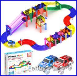 50 Piece Race Car Track Building Block Educational Toy Set Magnetic Tiles Magnet 50 Piece Race Car Track Building Block Educational Toy Set Magnetic Tiles Magnet