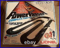 70s Lionel Triple Whip Lane Change Car Race Track Set POWER PASSER Untested 1977