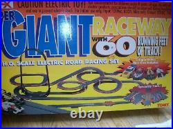 80ft EXTRA TRACK AFX Tomy SUPER Giant Raceway Track Slot Car Set Super-G cars HO