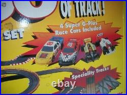80ft EXTRA TRACK AFX Tomy SUPER Giant Raceway Track Slot Car Set Super-G cars HO