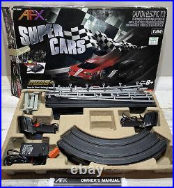 AFX 1/64 Super Cars Mega G+ HO Slot Car Track Set AFX22005, CARS NOT INCLUDED