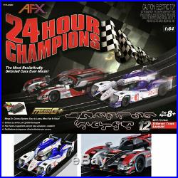 AFX 22004 24 Hour Champions Toyota Audi HO Slot Car Track Set