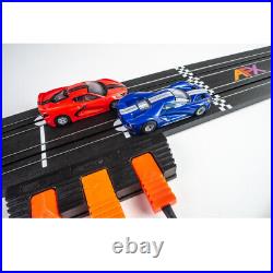 AFX 22032 Super Cars Set / 15.4 Feet / 3 Different Track Layouts HO Scale