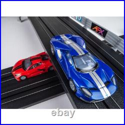 AFX 22032 Super Cars Set / 15.4 Feet / 3 Different Track Layouts HO Scale