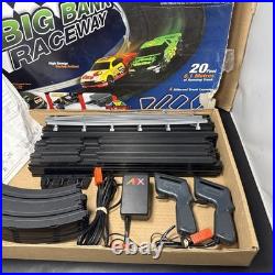 AFX BIG BANK Raceway 70293 HO Slot Car Track Set withTri-Power Pack Mega G No Cars
