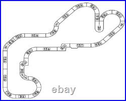 AFX Mega G+ Senna Limited Edition 80s Formula Slot Car Track Set AFX22112