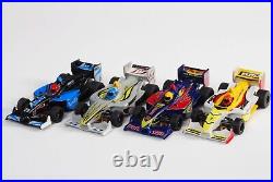 AFX Mega G+ Super International Raceway 4 Formula 1 Cars Fits Auto World 21018