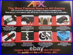 AFX Mega G+ Super International Raceway 4 Formula 1 Cars Fits Auto World 21018