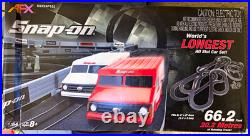 AFX Snap-On World's Longest HO Slot Car Set SSX24P103 66.2 ft Track