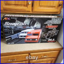 AFX Snap-on World's Longest HO Slot Car Track Set 66.2 ft SSX24P103