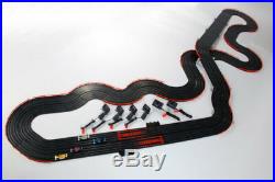 AFX Super International 4-Lane Mega G+ HO Slot Car Track Set withTri-Power FREE SH
