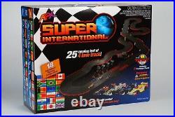 AFX Super International 4 Lane Mega G+ HO Slot Car race Track Set Tri-Power MG+