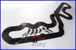 AFX Super International 4 Lane Mega G+ HO Slot Car race Track Set Tri-Power MG+