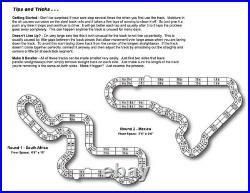 AFX Super International 4 Lane Mega G+ HO Slot Car race Track Set Tri-Power MG+