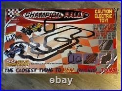 AFX TOMY Champion Rally 9941 Super G Track Set Cars Bkgrnd 50 Ft Complete WORKS AFX TOMY Champion Rally 9941 Super G Track Set Cars Bkgrnd 50 Ft Complete WORKS