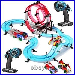 AIQI Slot Car Race Track Sets, Electric Race Car Track with 2 High-Speed Slot