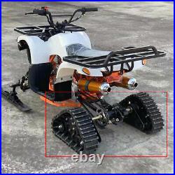 ATV Rear Wheel Buggy Snow Tracks Sand Snowmobile Tracked Car Auto Track Kit Set