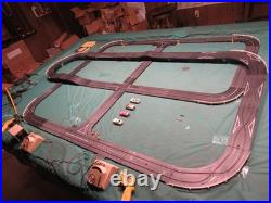 AURORA 100% SPECIALTY TRACK Layout! 6x4 feet This $ = 3 t-jets & 1 Lionel FREE