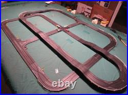 AURORA 100% SPECIALTY TRACK Layout! 6x4 feet This $ = 3 t-jets & 1 Lionel FREE