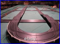 AURORA 100% SPECIALTY TRACK Layout! 6x4 feet This $ = 3 t-jets & 1 Lionel FREE