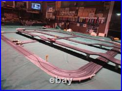 AURORA 100% SPECIALTY TRACK Layout! 6x4 feet This $ = 3 t-jets & 1 Lionel FREE