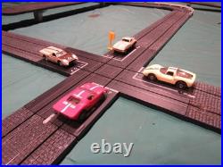 AURORA 100% SPECIALTY TRACK Layout! 6x4 feet This $ = 3 t-jets & 1 Lionel FREE