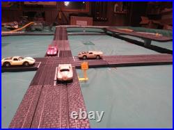 AURORA 100% SPECIALTY TRACK Layout! 6x4 feet This $ = 3 t-jets & 1 Lionel FREE