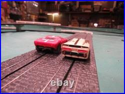 AURORA 100% SPECIALTY TRACK Layout! 6x4 feet This $ = 3 t-jets & 1 Lionel FREE