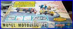 AURORA HO #1503 VIBRATOR VIBE 2 LANE SLOT CAR RACE TRACK SET 2 Cars+ TJET AFX