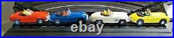 AURORA HO #1505 VIBRATOR VIBE RARER 4 LANE SLOT CAR RACE TRACK SET 4 Cars+ TJET