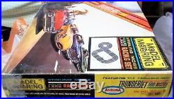 AURORA MODEL MOTORING COMPLETE HO 1317 TJet 4 LANE Slot Car Race Track Set 4 Car