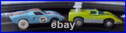 AURORA T-JET #1316 INTERNATIONAL 2 LANE HO SLOT CAR RACE TRACK SET With2 CARS AFX AURORA T-JET #1316 INTERNATIONAL 2 LANE HO SLOT CAR RACE TRACK SET With2 CARS AFX