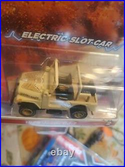 AURORA TOMY SLOT CAR SET With2 Different Jeep 79 CJ-7 SLOT CARS