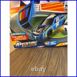 Adventure Force NASCAR Crash Racers Track Set Multicolor 40pc Open Box